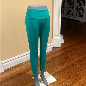 Athleta Vibrant Teal leggings women size XS